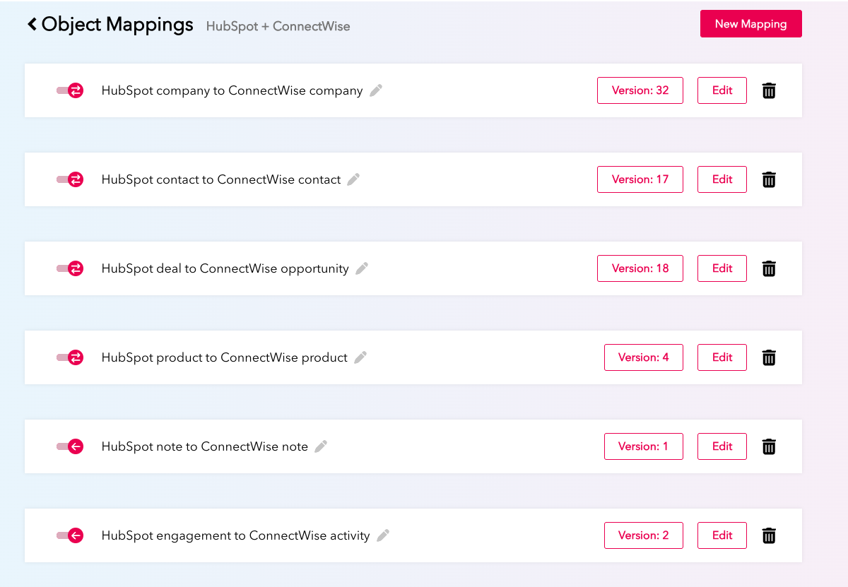 ObjectMappings