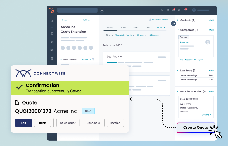 synscsmart-connectwise-hubspot-transactions